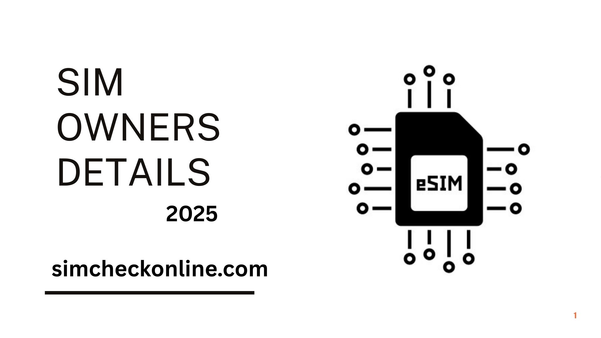 sim owners details