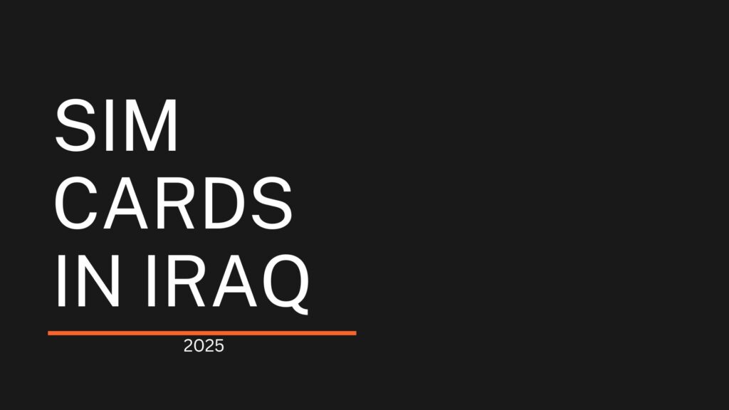SIM CARDS IN IRAQ