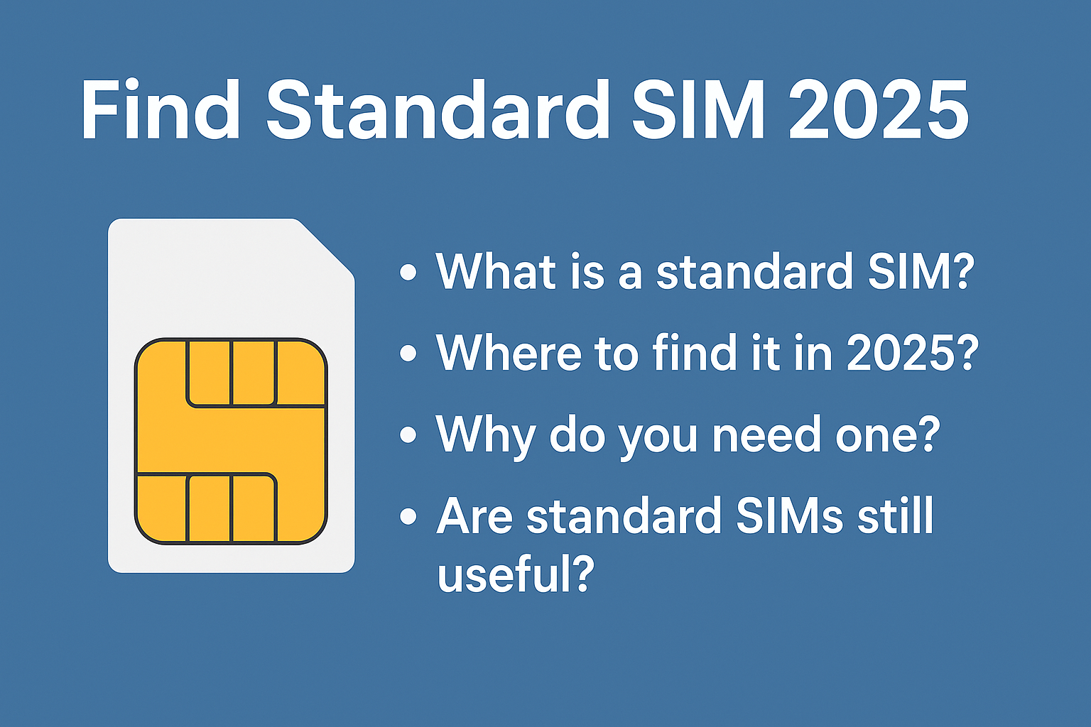 standard sim 2025