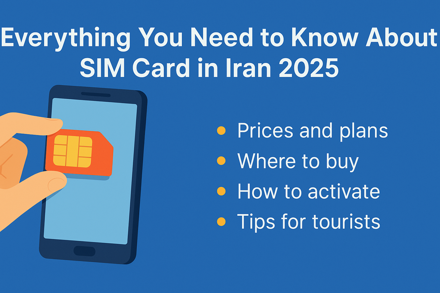 SIM Card in Iran 2025