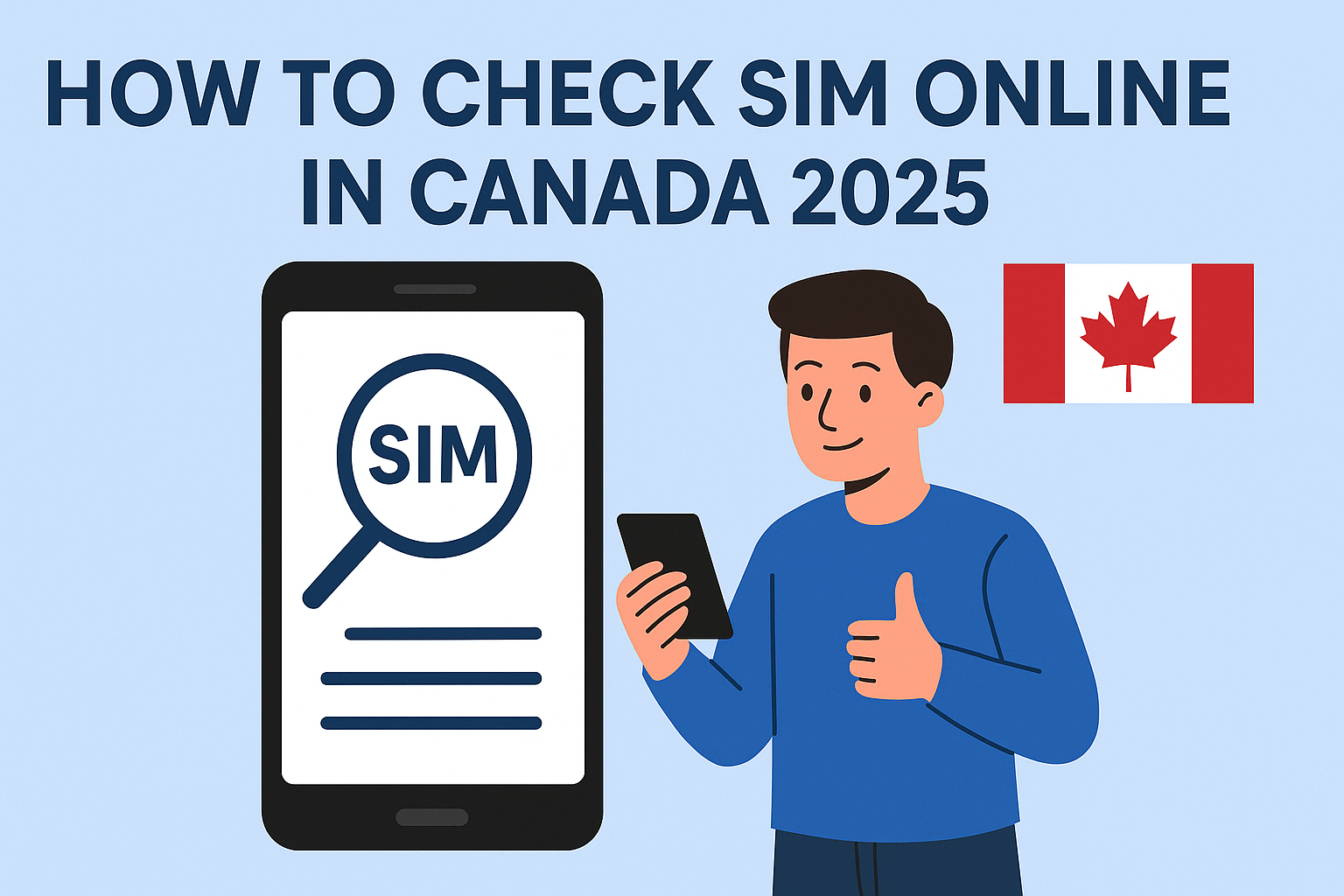 check SIM online in Canada