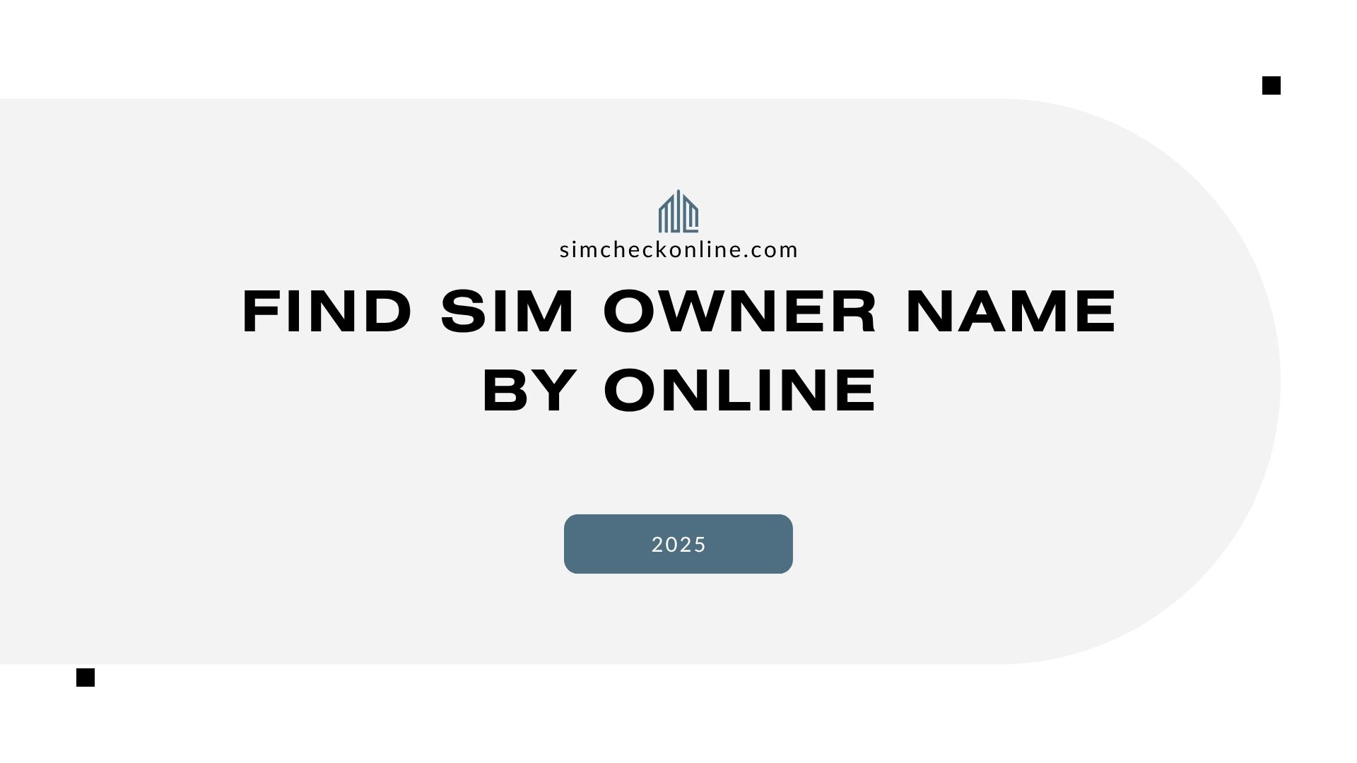 Find SIM Owner Name by online
