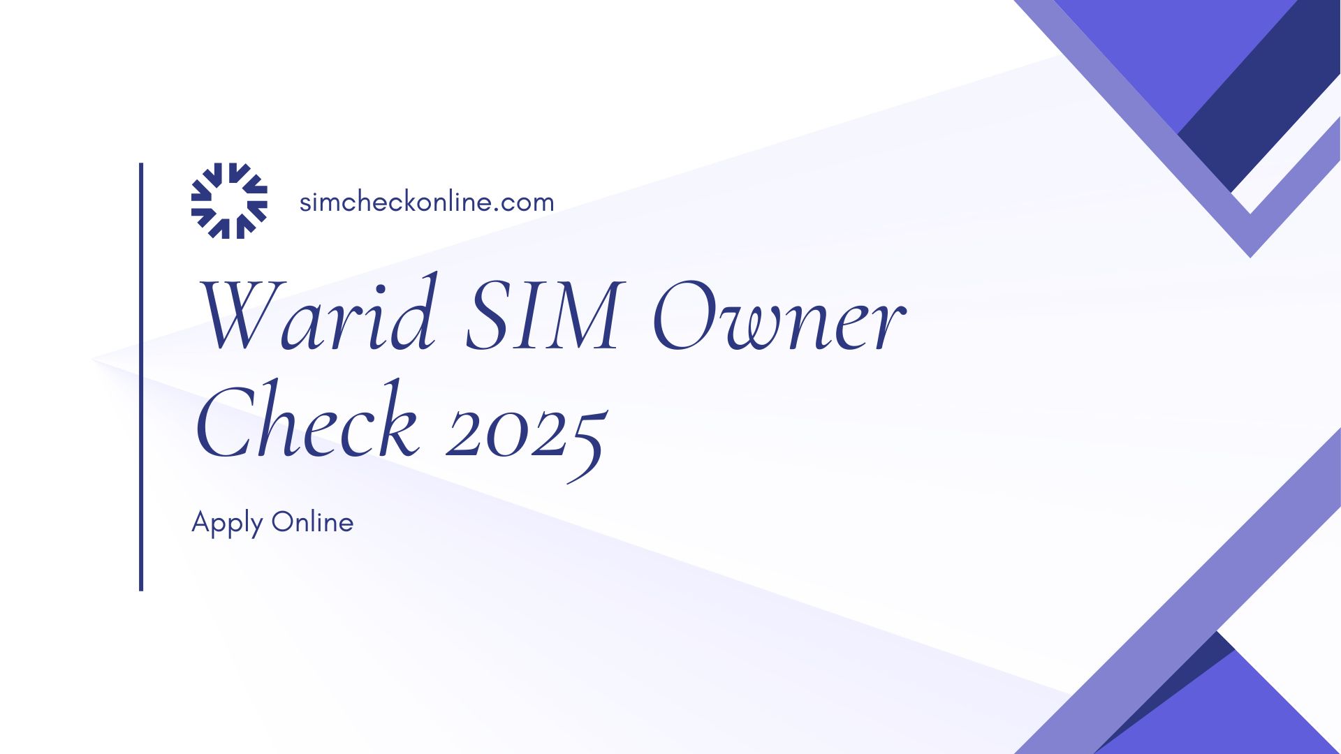 Warid SIM Owner Check